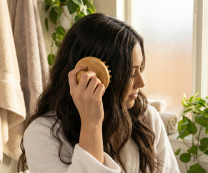 מעסה קרקפת במבוק - להמרצת זרימת הדם